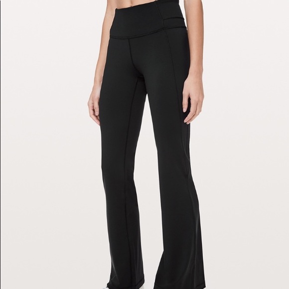 Lululemon Black Flare Yoga Pants